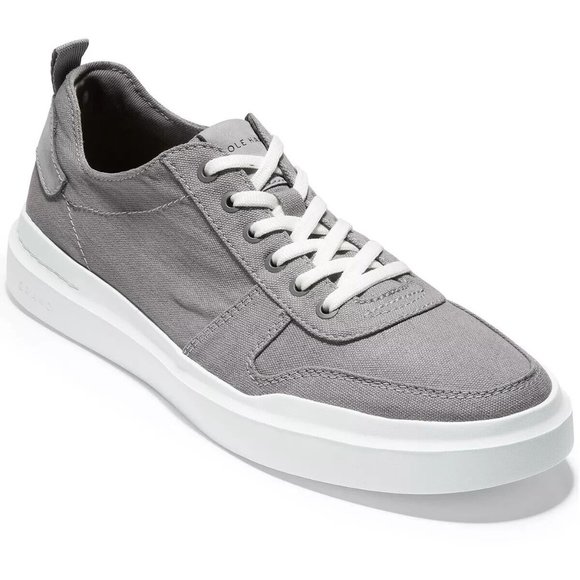 COLE HAAN Men's GrandPro Rally Court Canvas Storm Sz 11 Gray Men's Sneakers - Picture 1 of 7